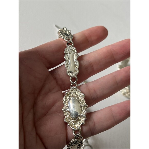 Premier Designs Jewelry Silver Tone Set Watch, Bracelet, Earrings, Pendant - Picture 11 of 16